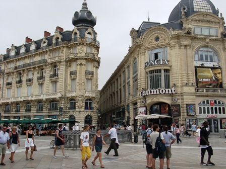 Häuser am Place de la Comedie 
